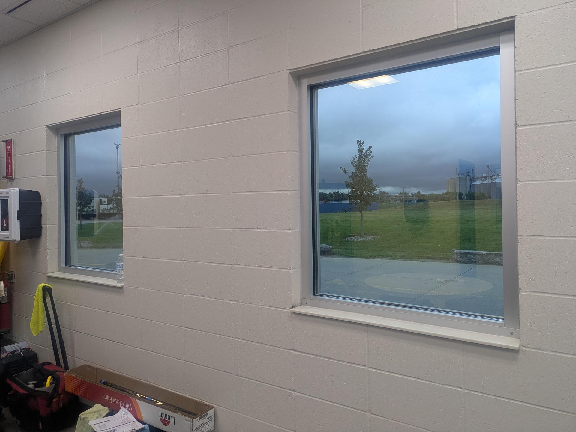 Office window with window film in Dakota City, Nebraska
